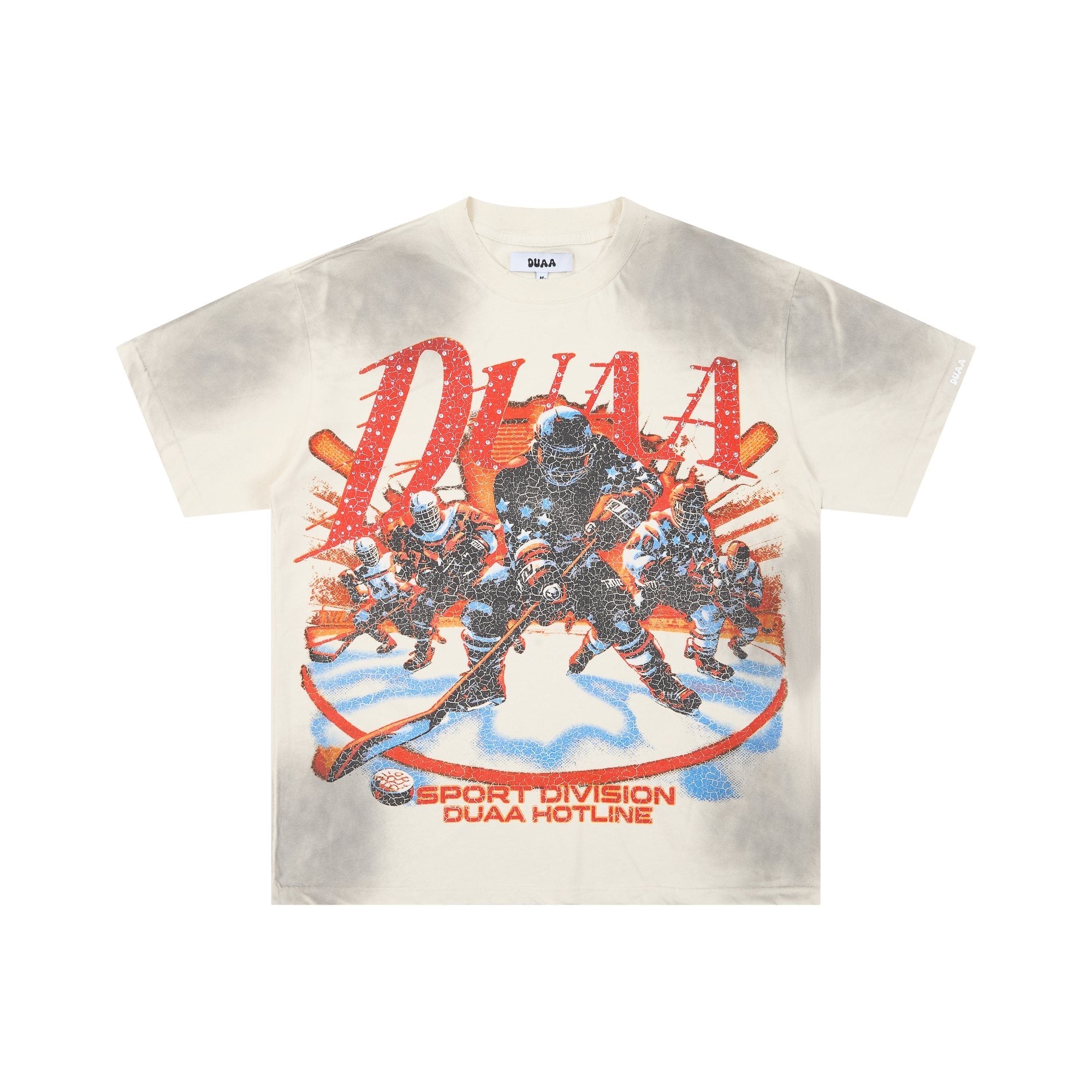 Rough Play Goal Hockey Tie-Dye Graphic T-Shirt — hero