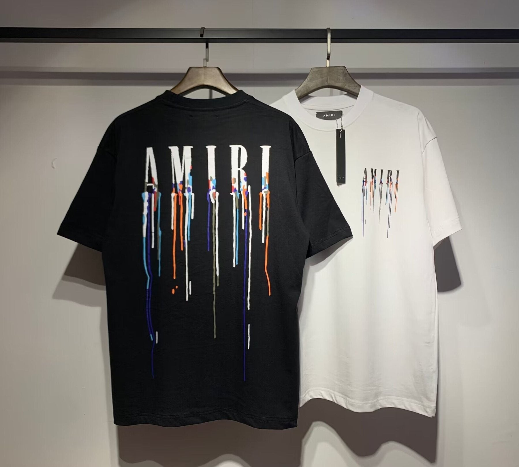 AMIRI Paint-Drip Graphic T-Shirt — context