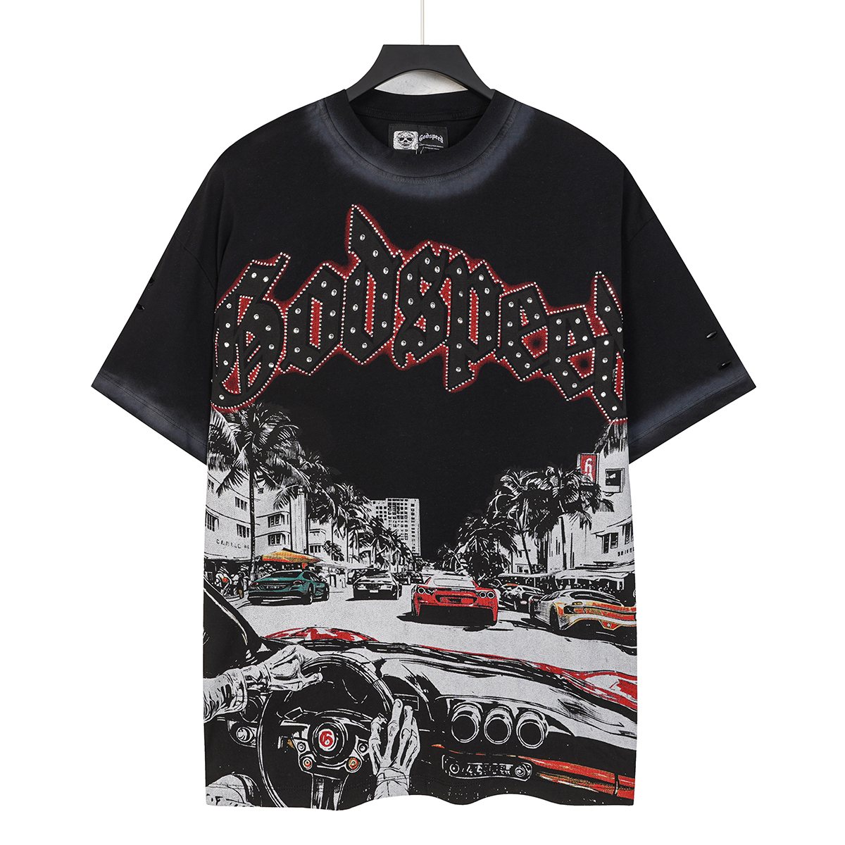 Godspeed Car Key Graphic T-Shirt — hero