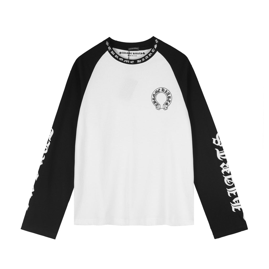 Chrome Hearts Sanskrit Script Raglan Long-Sleeve T-Shirt — hero