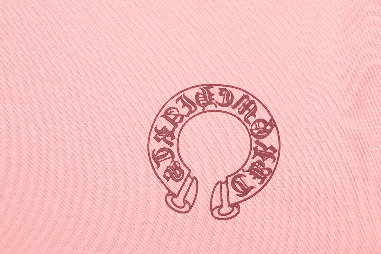 Chrome Hearts Sanskrit Horseshoe Cross Graphic T-Shirt — detail