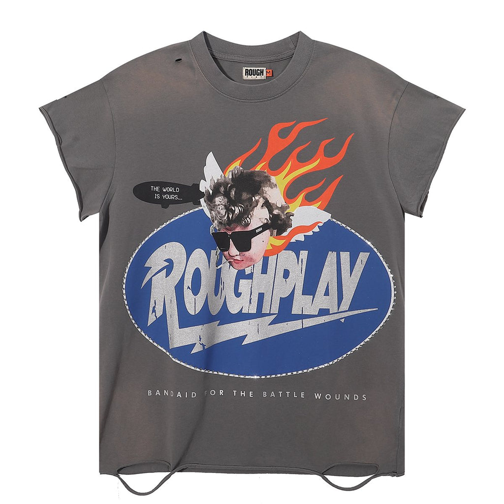 Rough Play SoleBoy Rhinestone Sleeveless T-Shirt — hero