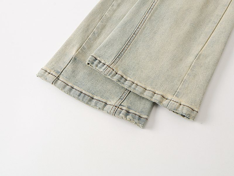 VALABASAS Light Blue Flare Jeans — detail