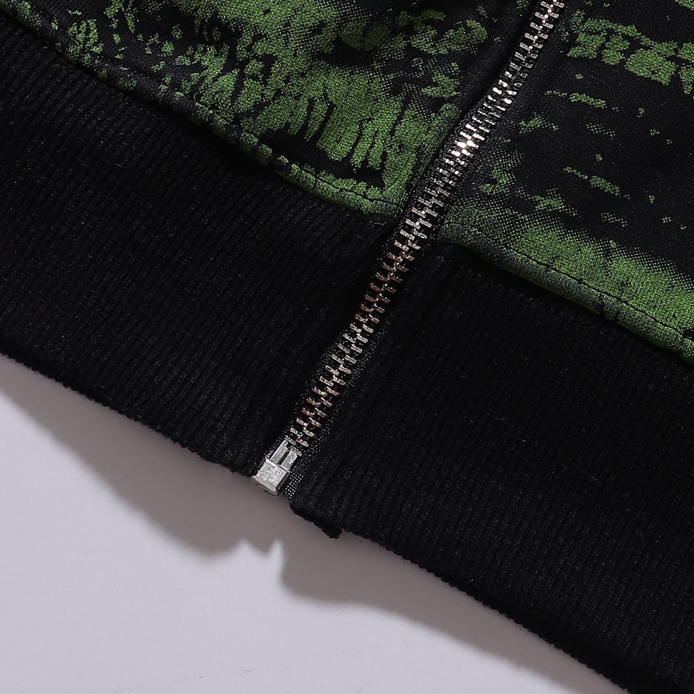 VALE USA Liberty Graphic Washed Zip Hoodie — detail