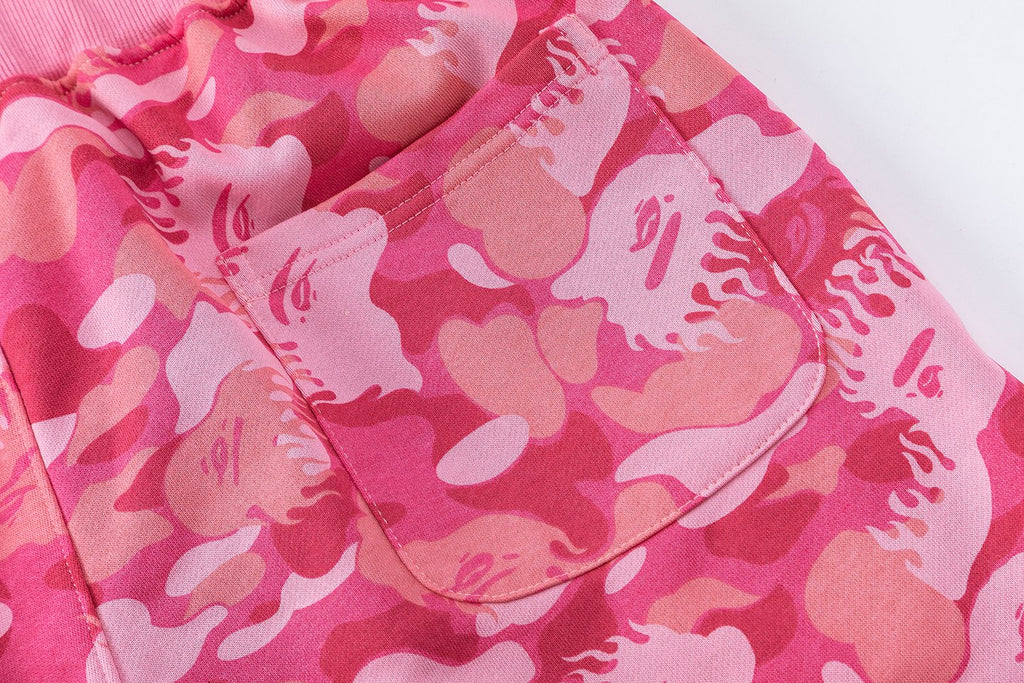 BAPE Camouflage Ape-Head Graphic Shorts — detail